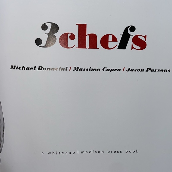 3 Chefs The Kitchen Men Cookbook Michael Bonacini Massimo Capra Jason Parsons - Picture 4 of 13